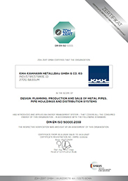 Certificat
ISO 50001:2018 Certificat
ISO 50001:2018